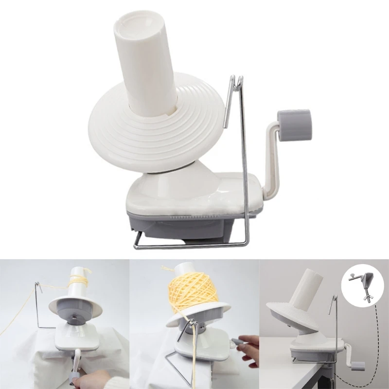 

Ручное устройство для намотки шерсти для быстрой пряжи, волокнистая нить, шарик для рукоделия, устройство для намотки пряжи F1FB