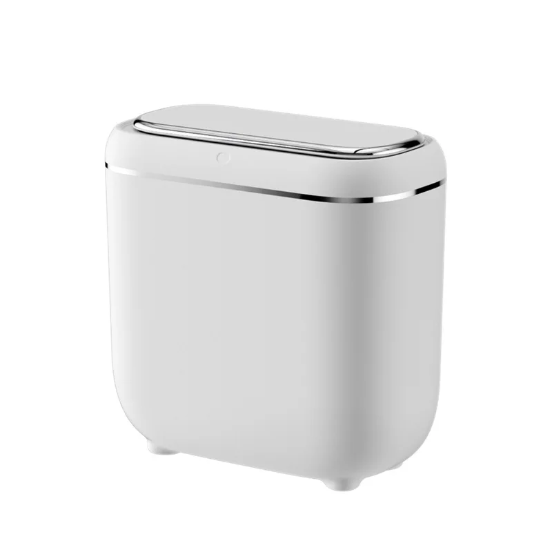 Trash Can 14L Automatic Sensor Trash Can Electric Touchless Smart Bin Kitchen Bathroom Waterproof Bucket Garbage With Lid Home Wastebasket