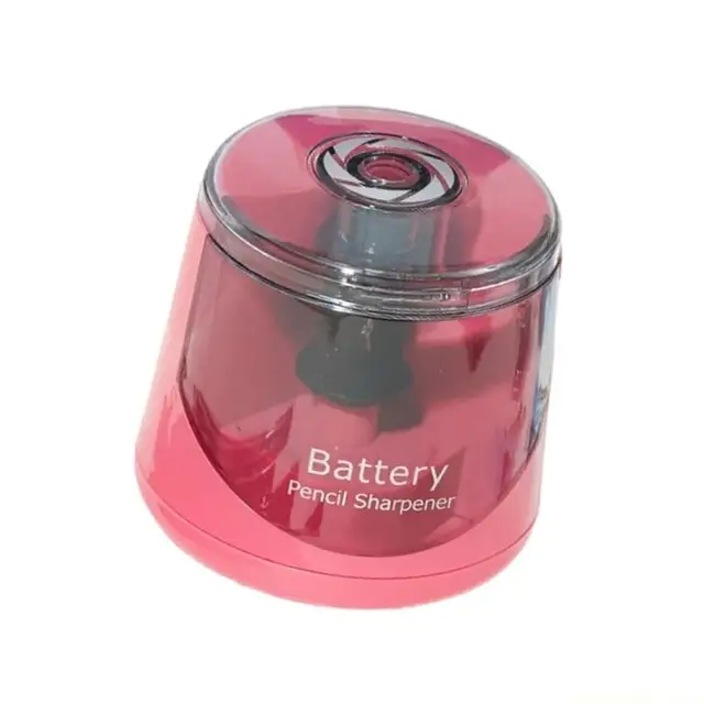Automatic Electric Pencil Sharpener with Clear Sharvings Container for 6.5mm-8mm Drawing Pencils Soft/Hard Charcoals 1