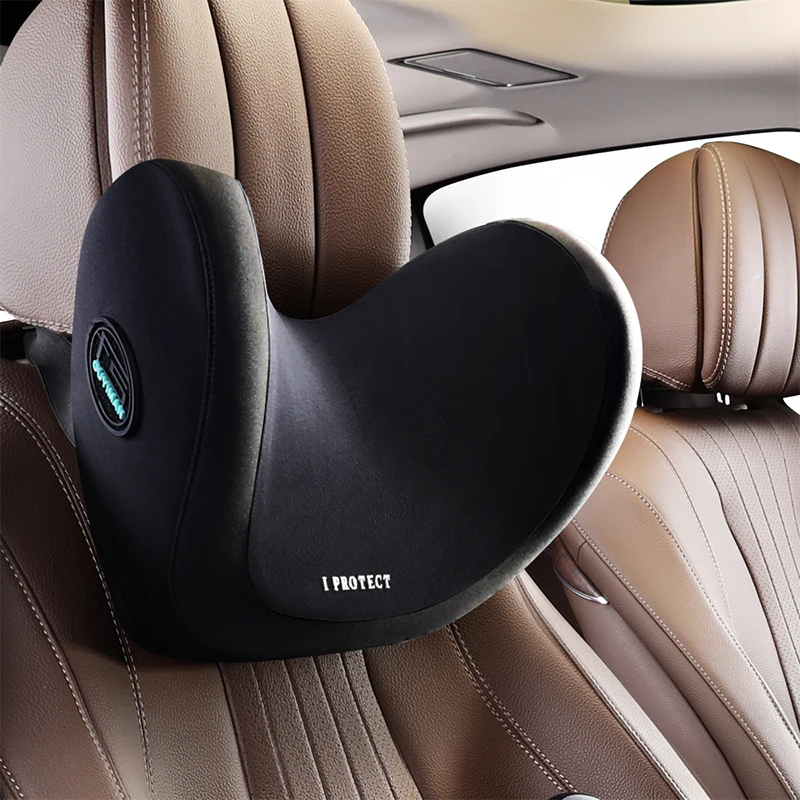 Appui-TêTe et Support Lombaire de Voiture, Oreiller Cervical pour SièGe de Voiture, Coussin de SièGe Conducteur en Mousse à MéMoire
