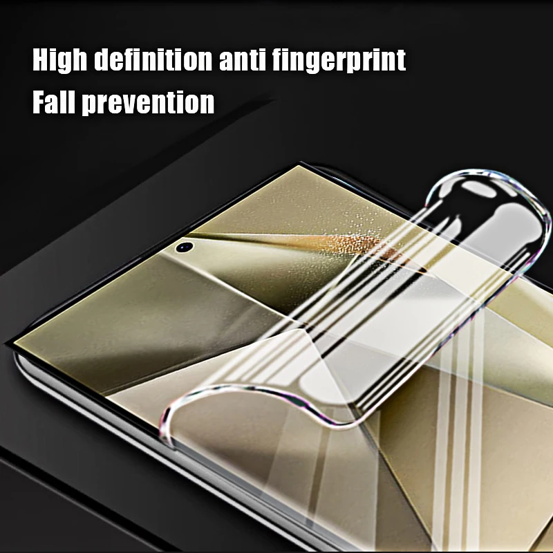Hydrogel Film Screen Protectors for Smartphones - Full Coverage Front Protection, No Glass