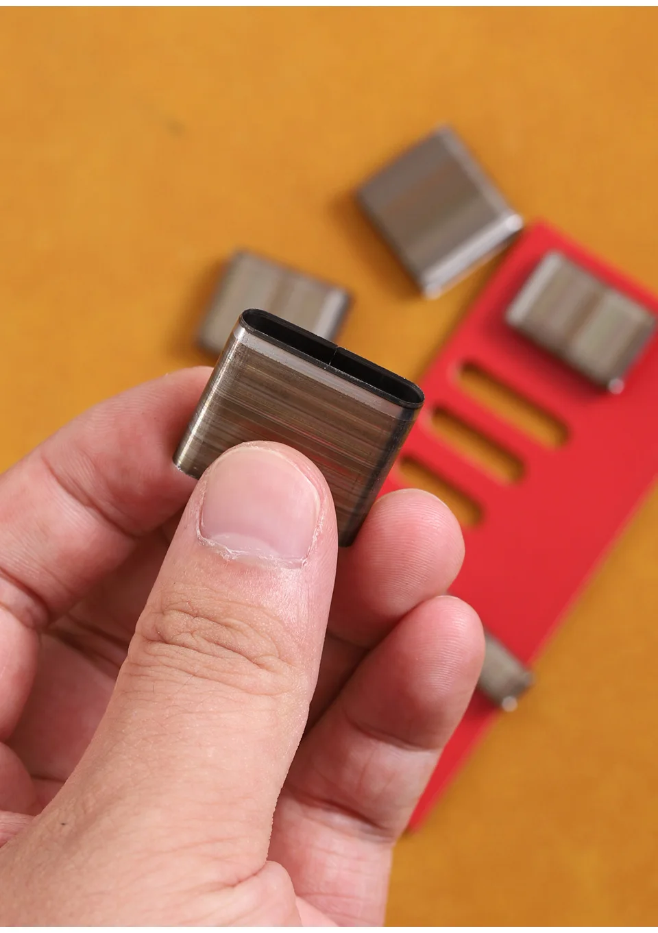 Description Picture 2 of itemOblong Leather Punch Set Oval Punch Kit Leather Working Tools 8 Sizes Cutting Dies Leathercraft Hollow Cutter Rectangle Shape