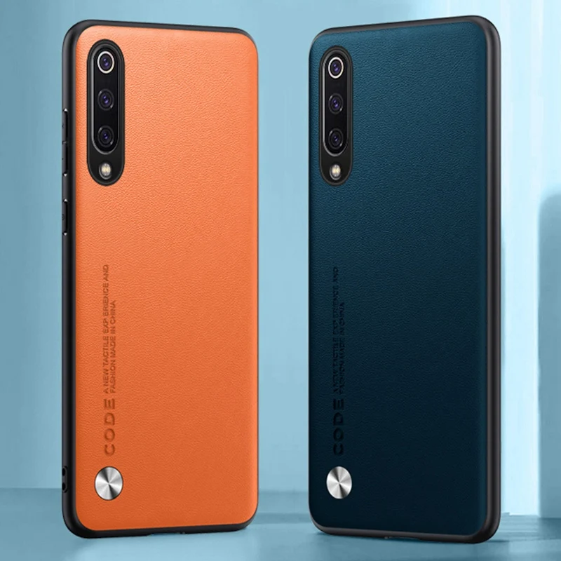 Luxury PU Leather Matte Shockproof Phone Case - Premium Silicone Protection