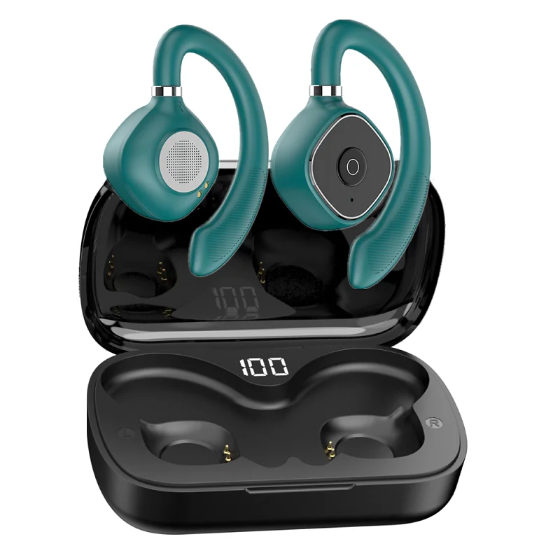 

TWS Open-Ear Stereo Running Bluetooth Headphones Air Conduction Quality Sound Wireless Outdoor Sports Earphones Ear Hook Headset
