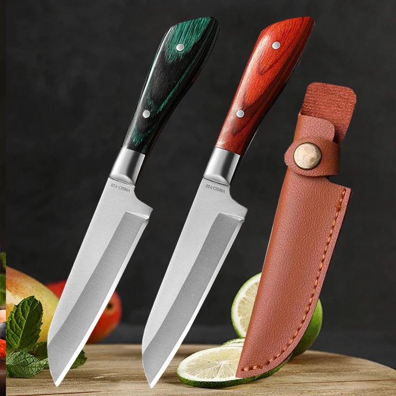 Sharp Butcher Boning Knife Meat Cleaver Stainless Steel Paring Fruit Knife Household Vegetable Slicing Knife Cooking Tools