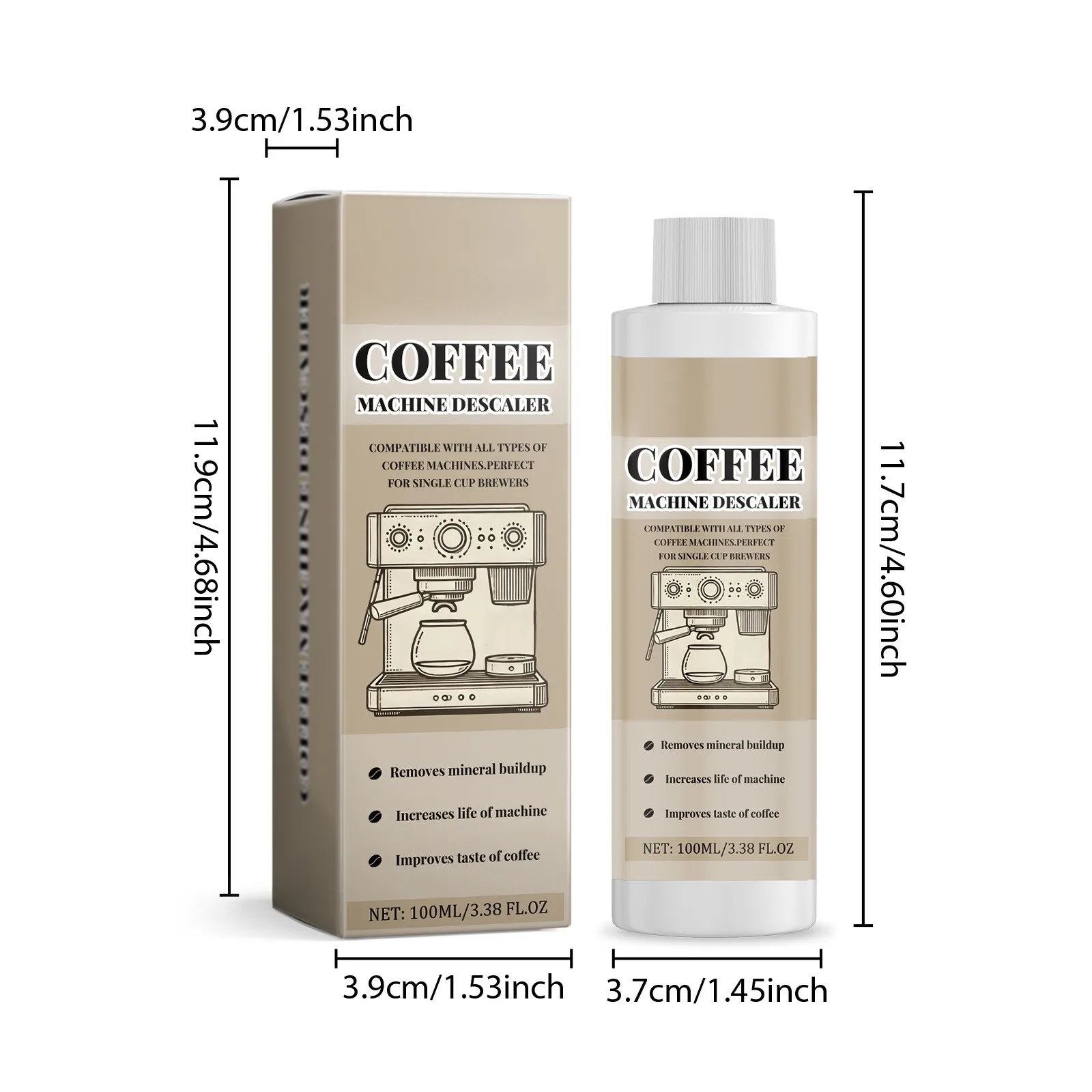 محلول إزالة الترسبات لآلة القهوة، إزالة الترسبات ا...