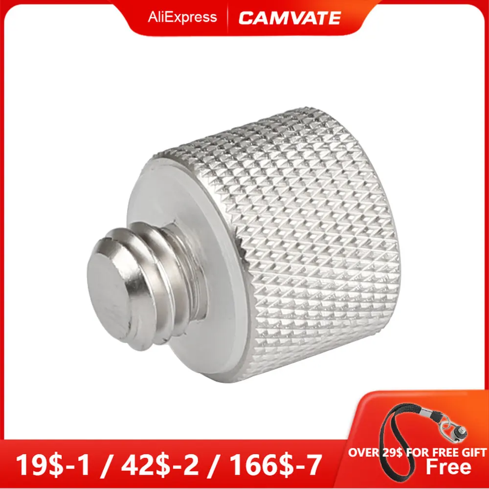 Supporto Per Microfono Camvate 5/8 "-27 Femmina A 3/8"-16 Maschio Per Studio Fotografico Da 3/8 "-16