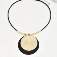 Personalized Unique Design Large Round Vintage Flower Pendant Necklace Women's Bohemian Ethnic Style Jewelry Gift - Image 3