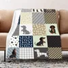 Dachshund Blanket Gifts for Women Cute Dog Lightweight Cozy Flannel Fleece Throw Blanket  Decor 1