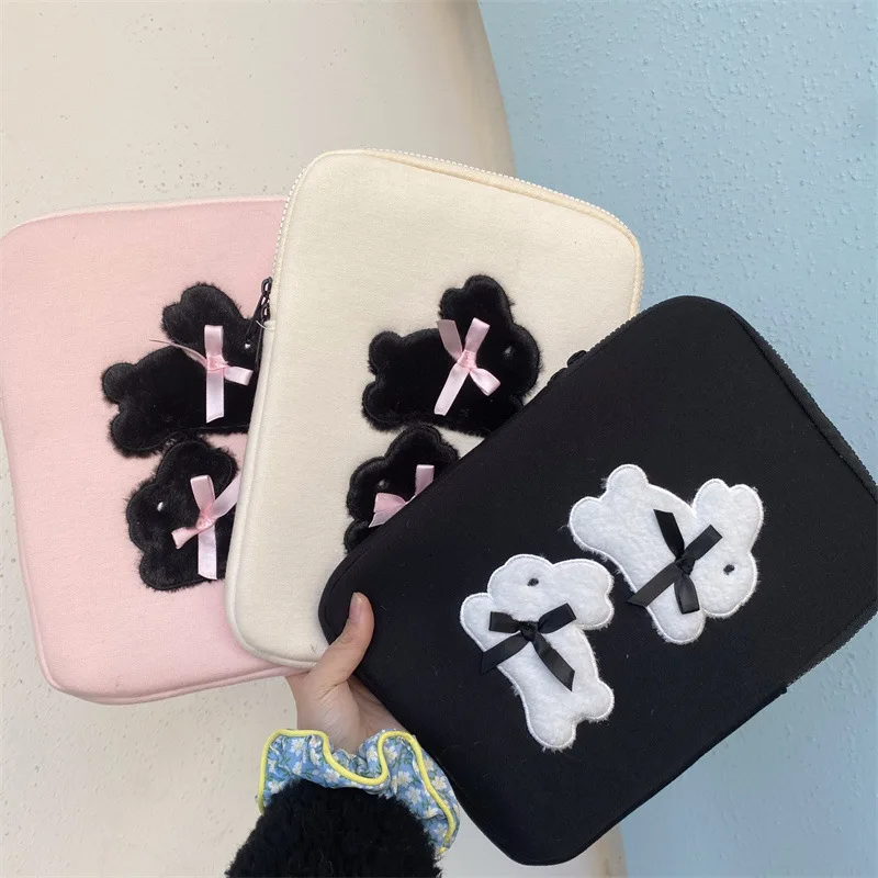Bolsa de Armazenamento para Laptop para Tablet Xiaomi Capa Macia para Tablet Ipad Air 10th Pro 12.9 Samsung Tab s9 fe Capa Macbook 11 13 15.6