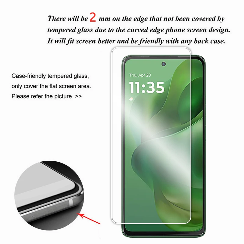 Für Motorola Moto G Power 2025 Glas Volle Kleber Klar Screen Protector Für Moto G 2025 Gehärtetem Glas für Moto G Power Objektiv Film – Detail 4