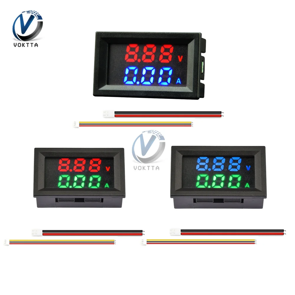 M430 Dc 4-30V 10A 50A 100A Voltmetro Digitale Amperometro Auto Moto Tensione Misuratore Di Corrente Volt Detector Tester Pannello Monitor