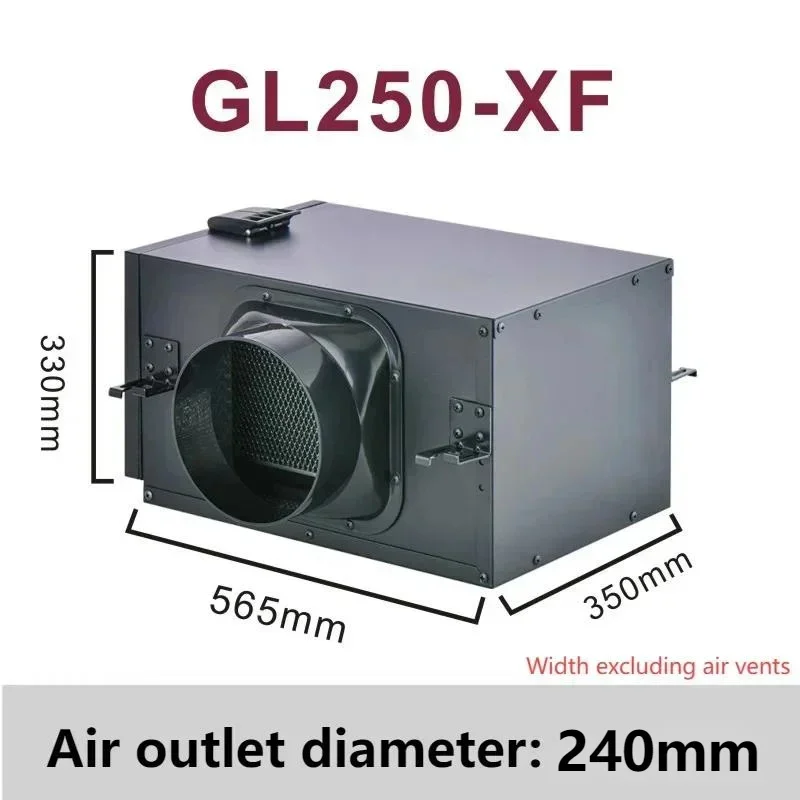 240mm 3 Layers Pre Purification Box For Fresh Air System Formaldehyde Removal Smoke And Dust Filter Screen Indoor Air Filter Box