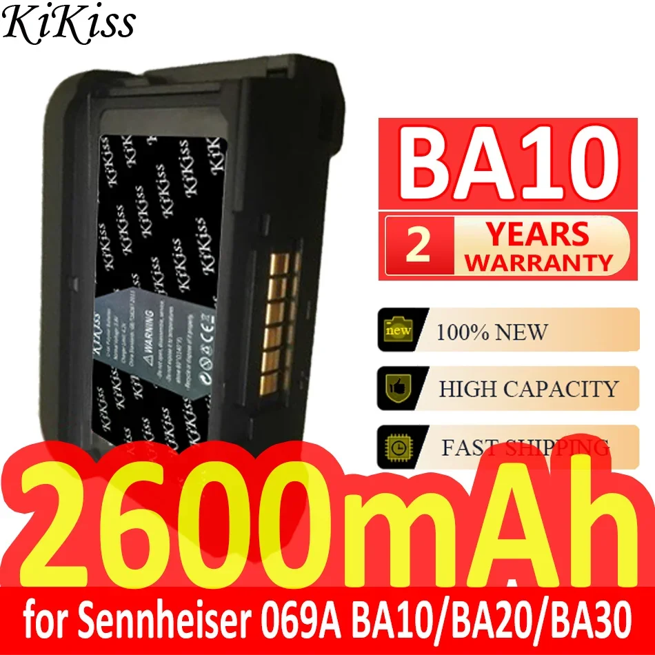 

Мощная батарея 2600mAh KiKiss для Sennheiser 069A BA10 BA20 BA30