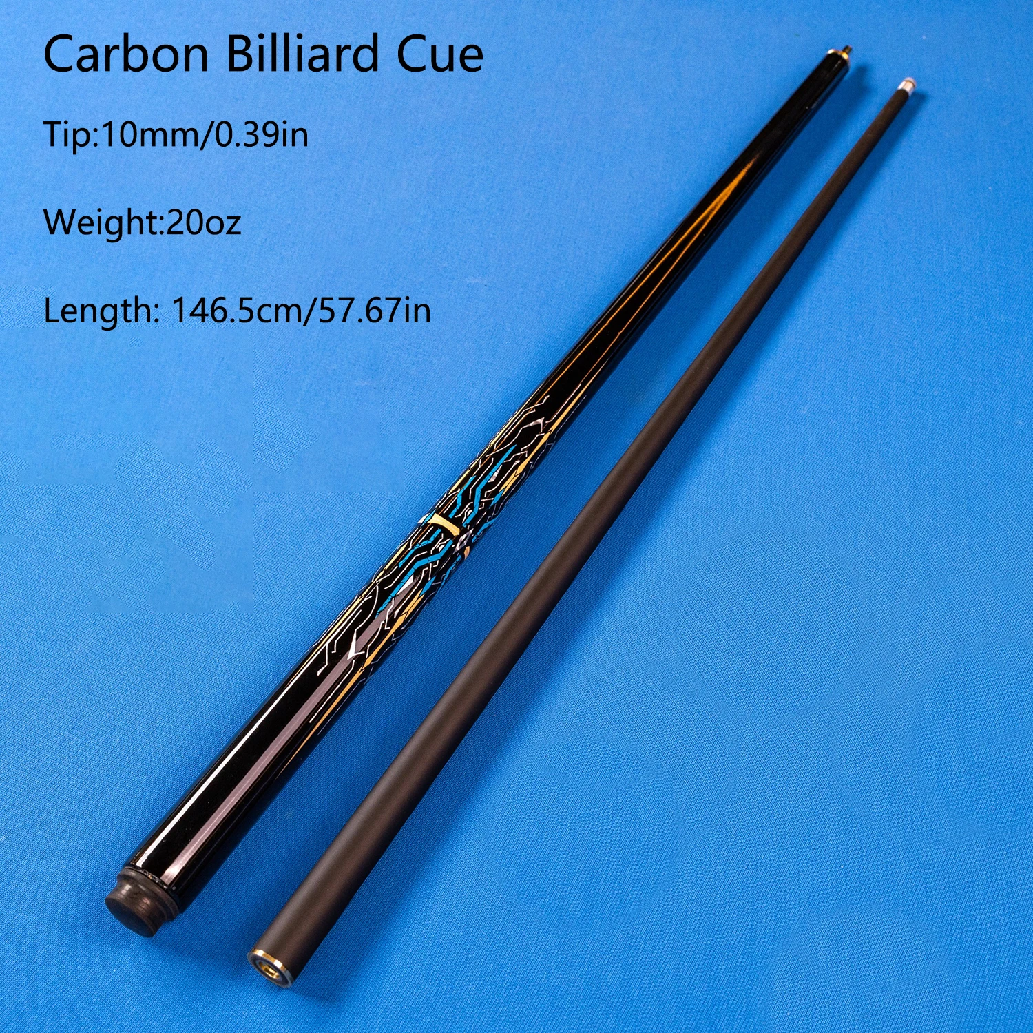 10mm Chinese Snooker Professional Carbon Pool Cue 1/2 Split Portable Bag Set Quick Connect Joint Black Eigh Billiard Accessories 10mm Chinese Snooker Professional Carbon Pool Cue 1/2 Split Portable Bag Set Quick Connect Joint Black Eigh Billiard Accessories