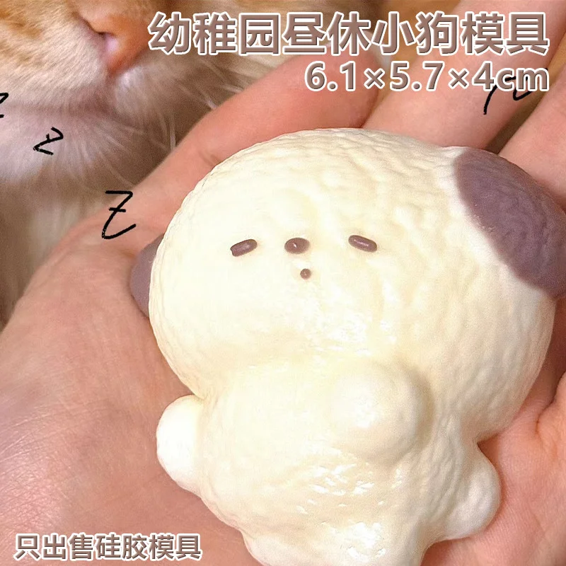 3D Cartoon Sheep Cake Shape Silicone Mold DIY Aroma Candle Resin Handmade Soap Chocolate Cookie Molds mochi squishy toy molds