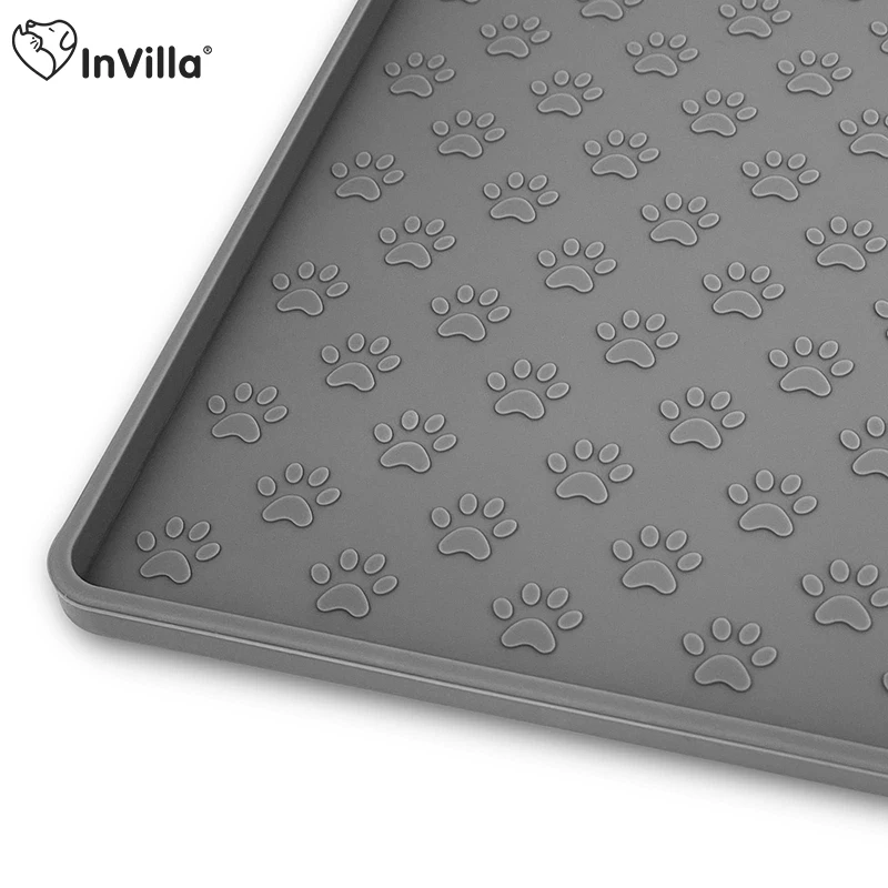 InVilla Silicone Pet Placemat, Dog Food Mat, Gatos Bowl Pad, Pet