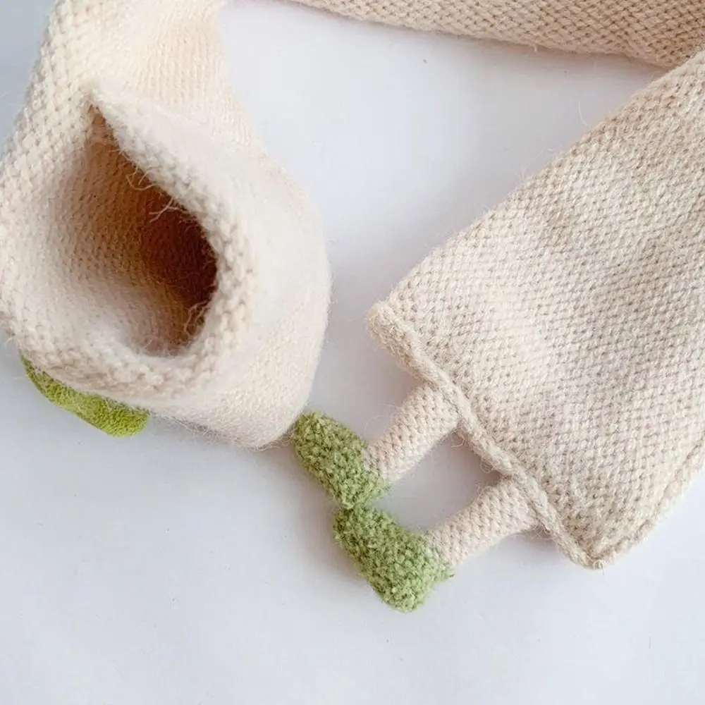 Korean Cute Cartoon Clouds Children's Scarf Winter Baby Neck Guards Scarves Boys Girls Knit Wool Thick Warm Collar Shawl