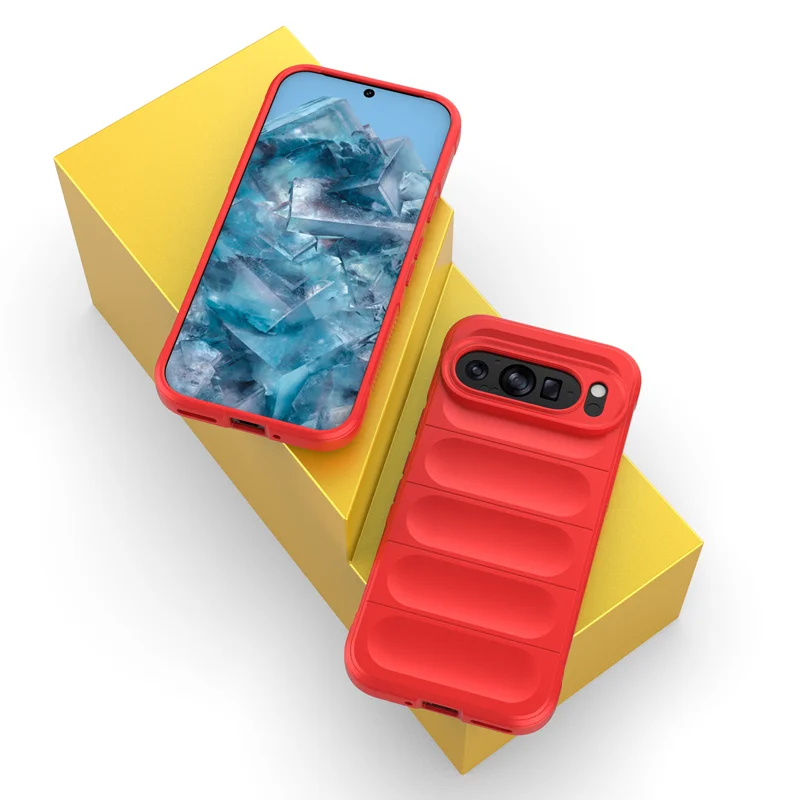 Premium Silicone Shockproof Frosted Phone Case - Soft, Skin-friendly, and Rugged Protection