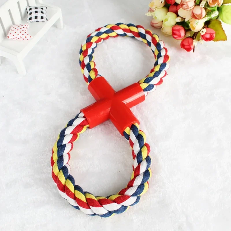 Brinquedos Para Cães BINGPET - Kit Com 8 Peças Em Corda E Borracha