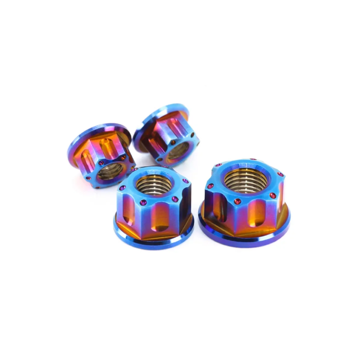 

Titanium Alloy Flange Fancy Nut / Motorcycle Rear Axle Modification Nut / Fixed Locking Nut M5M6-M12