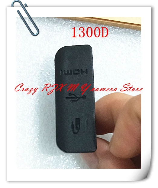COPY For Canon 1100D 1200D 1300D EOS REBEL T3 T5 T6 KISS X50 X70 X80 HDMI-compatible MIC Cap Interface Cover USB Rubber Lid Door camera repair parts camera shutter cable cover