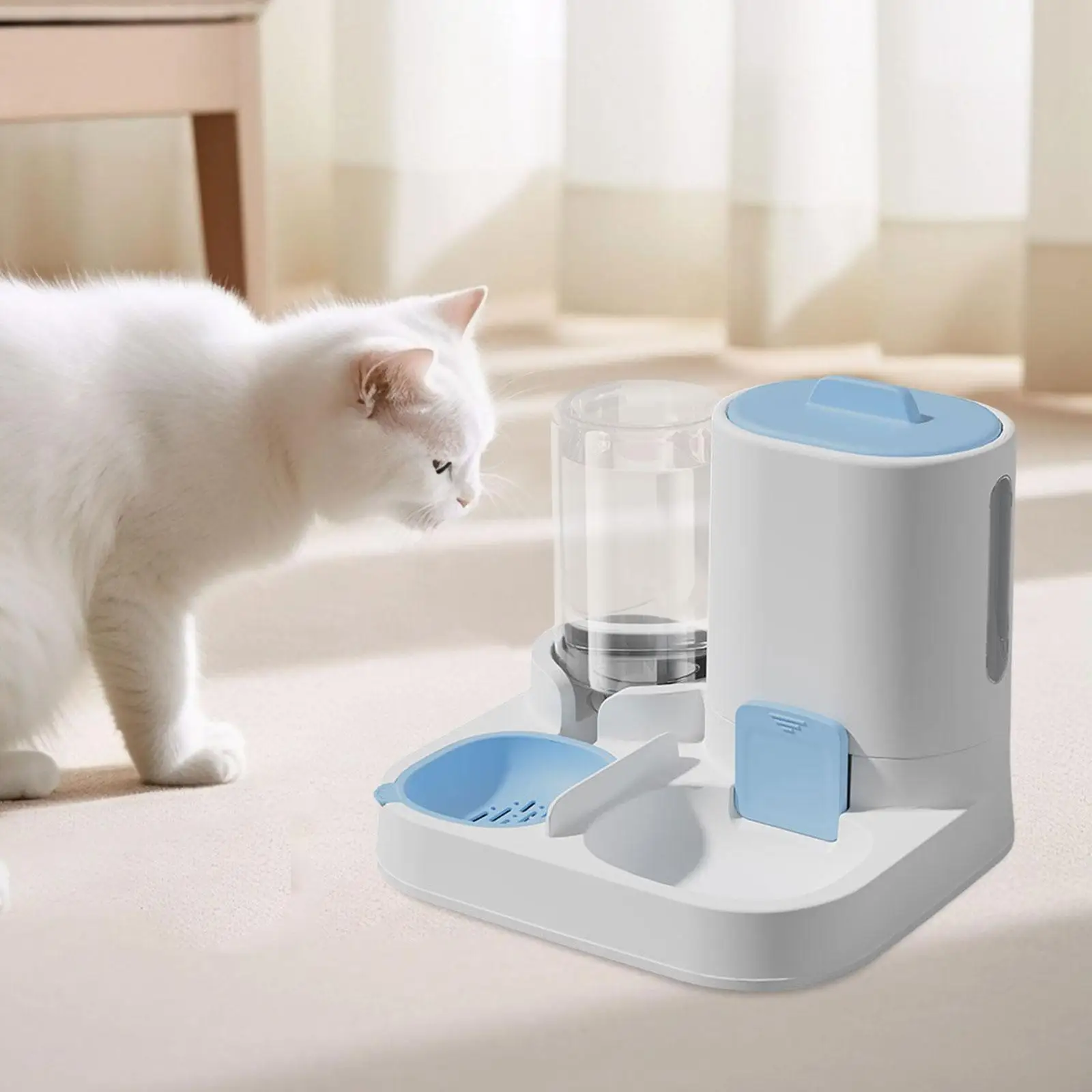 Automatic Pet Feeder Water Dispenser Portable Dog Bowl Feeding Station Pet Bowl