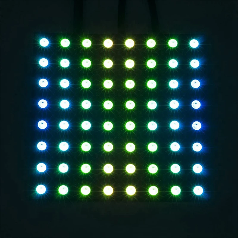 WS2812B RGB LED   г ,  ٷ  ִ WS2812 8X8  Ʈ ȭ DC5V