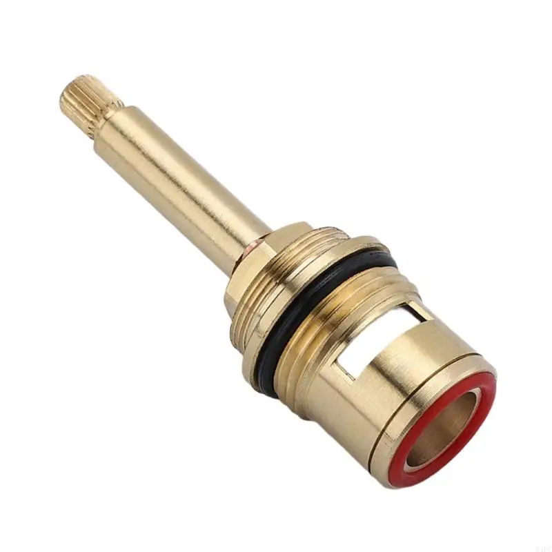 94PC Hot And Cold Water Spool Faucet Valves Brass Ceramic Stem Disc Cartridges