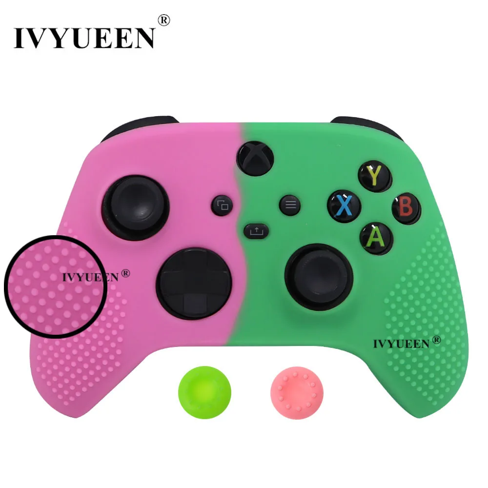 Colorful Protective Silicone Controller Skin with ThumbStick Grip Caps
