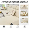 Stretch Jacquard Individual Seat Cushion Covers Sofa Covers for Living Room Couch Cover Furniture Protector Washable Removable 4