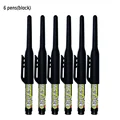 6 pens black