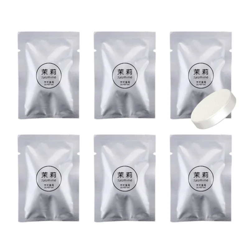 Air Freshener Replacement Tablet Refill Solid Perfume Flavor for Car Air Vent Fragrances Diffuser Purifier Ashtray 6 Pcs/lot