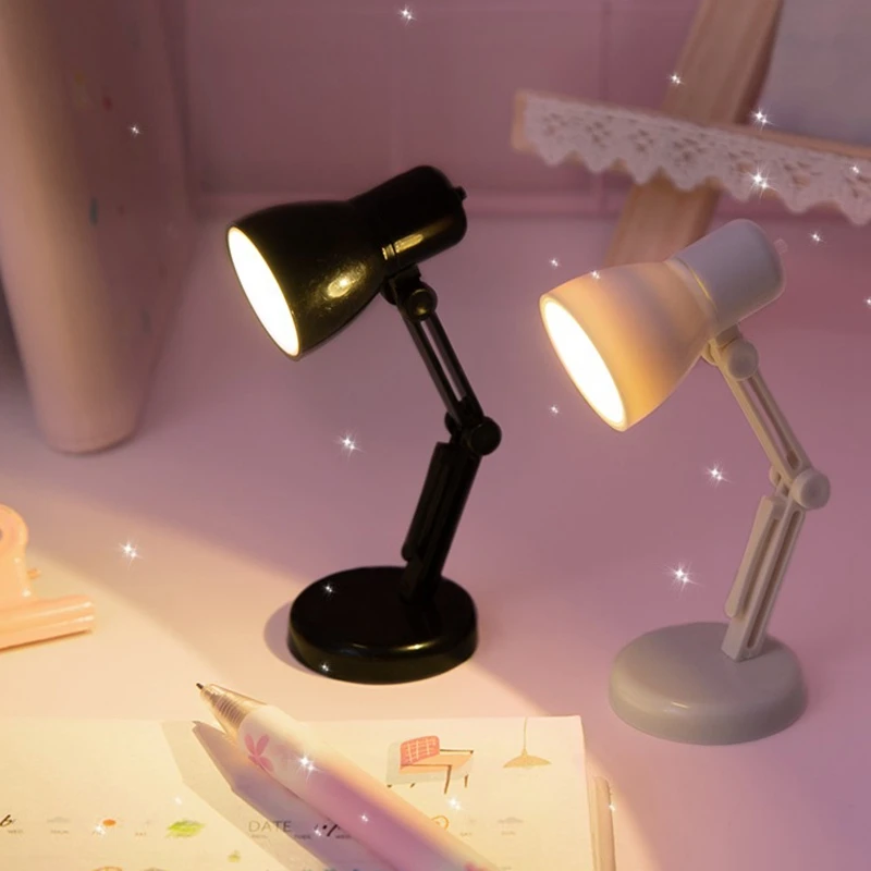 LED 미니 테이블 램프 작은 야간 조명 침실 연구 독서 책 램프 클립 눈 보호 머리맡 조명 비 플러그인
