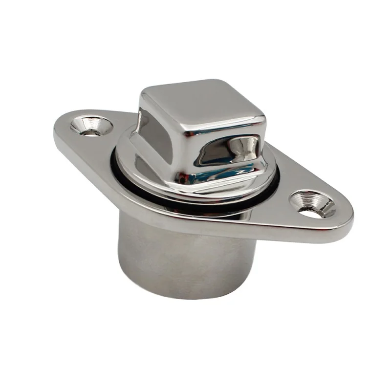 1PCS Drain Plug In Marine Boat Gar Board Diamond Stainless Steel 316 Yacht Accessories