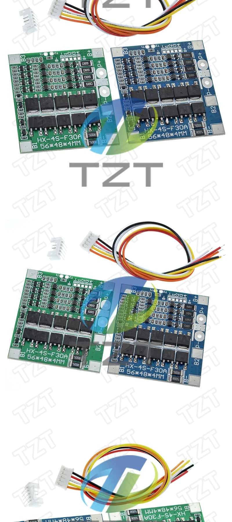 1/3PCS BMS 4S 3,2 V 3,7 V 30A LiFePO4/Lithium-Batterie Ladung Schutz Bord 12,8 V 14,4 V 18650 32650 Batterie Packs Mit Balance – Detail 5
