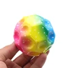 12Pcs Useful Hole Ball Soft Bouncy Ball Anti Fall Moon Shape PU Extreme High Bouncing Ball for Kids Outdoor Games Sports Toys 2