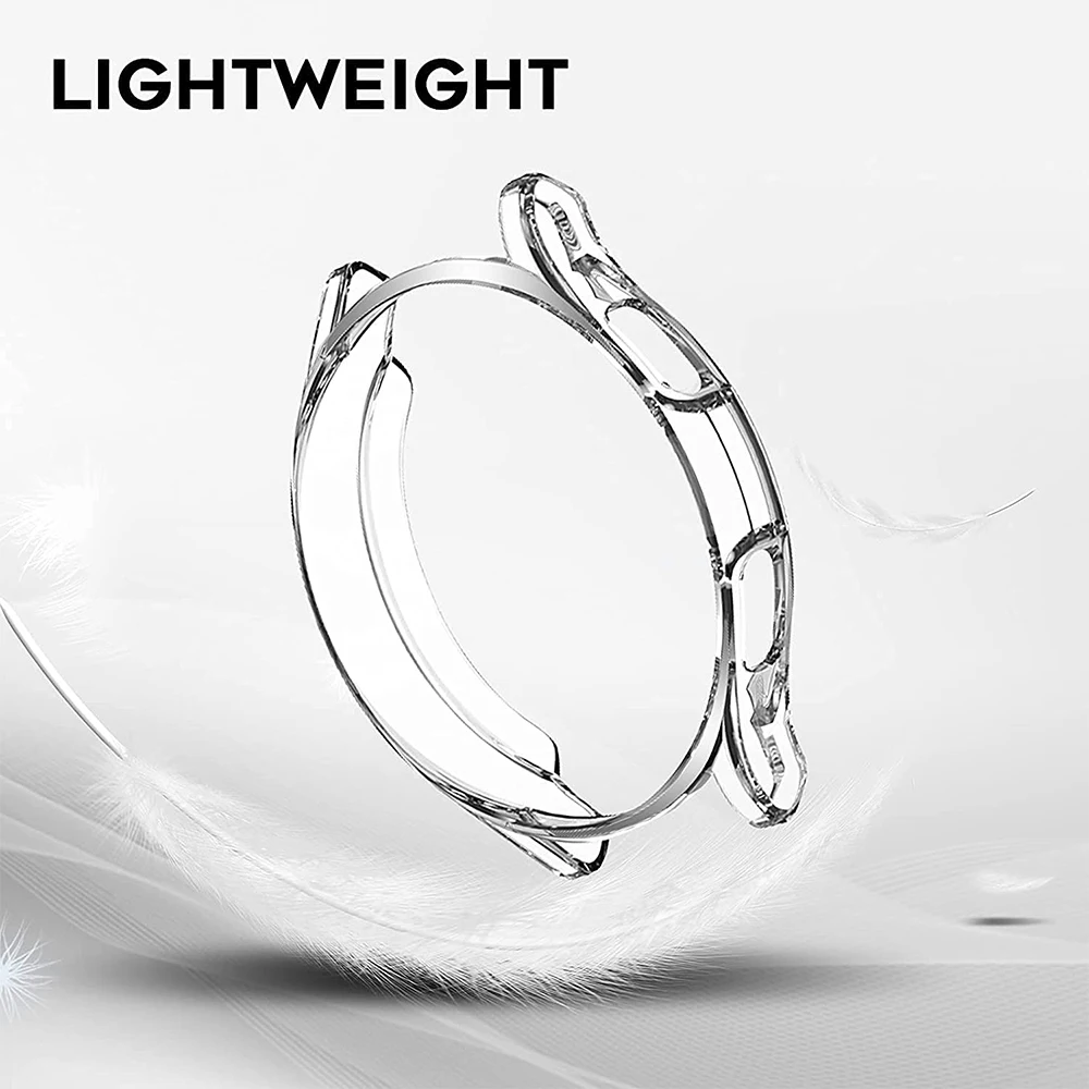 Ultra-Clear Silicone Bumper Screen Protector for Smartwatch - 40mm & 44mm