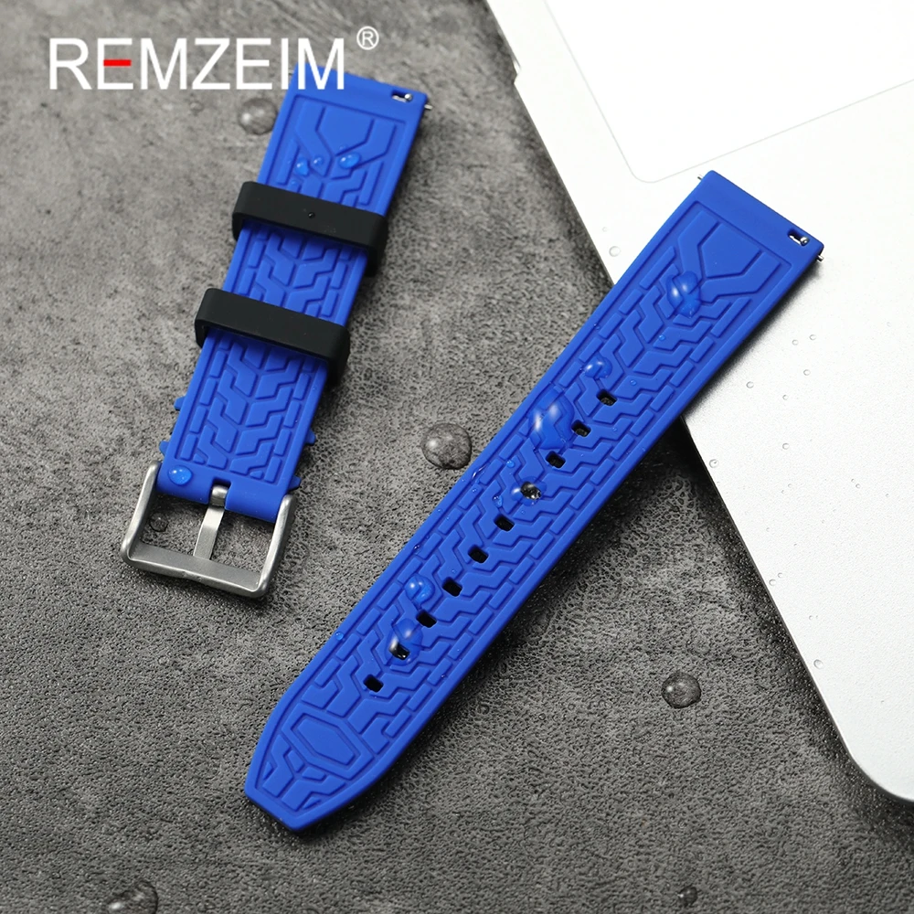Premium Quick Release Silicone Sport Strap - Soft, Durable Rubber Wristband