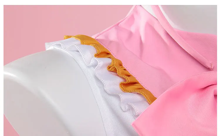 Project SEKAI MORE MORE JUMP! Momoi Airi Cosplay Costume with Wig for Women (Unofficial)