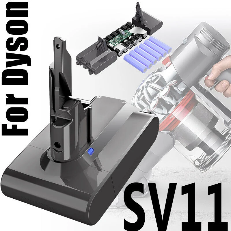 V7 6000mAH original battery for Dyson V7 Motorhead Animal Absolute SV11 ...