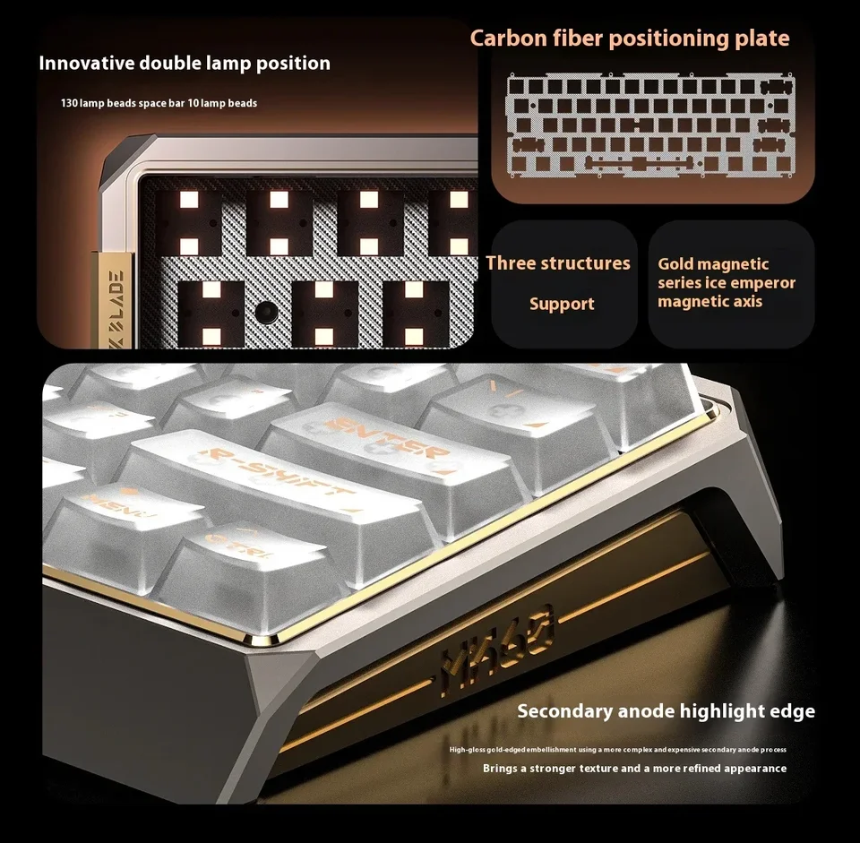 MorkBlade x AULA コラボモデル MK60 レッド AULA MK60 Magnetic Switch Keyboard – The Best 60% Keyboard