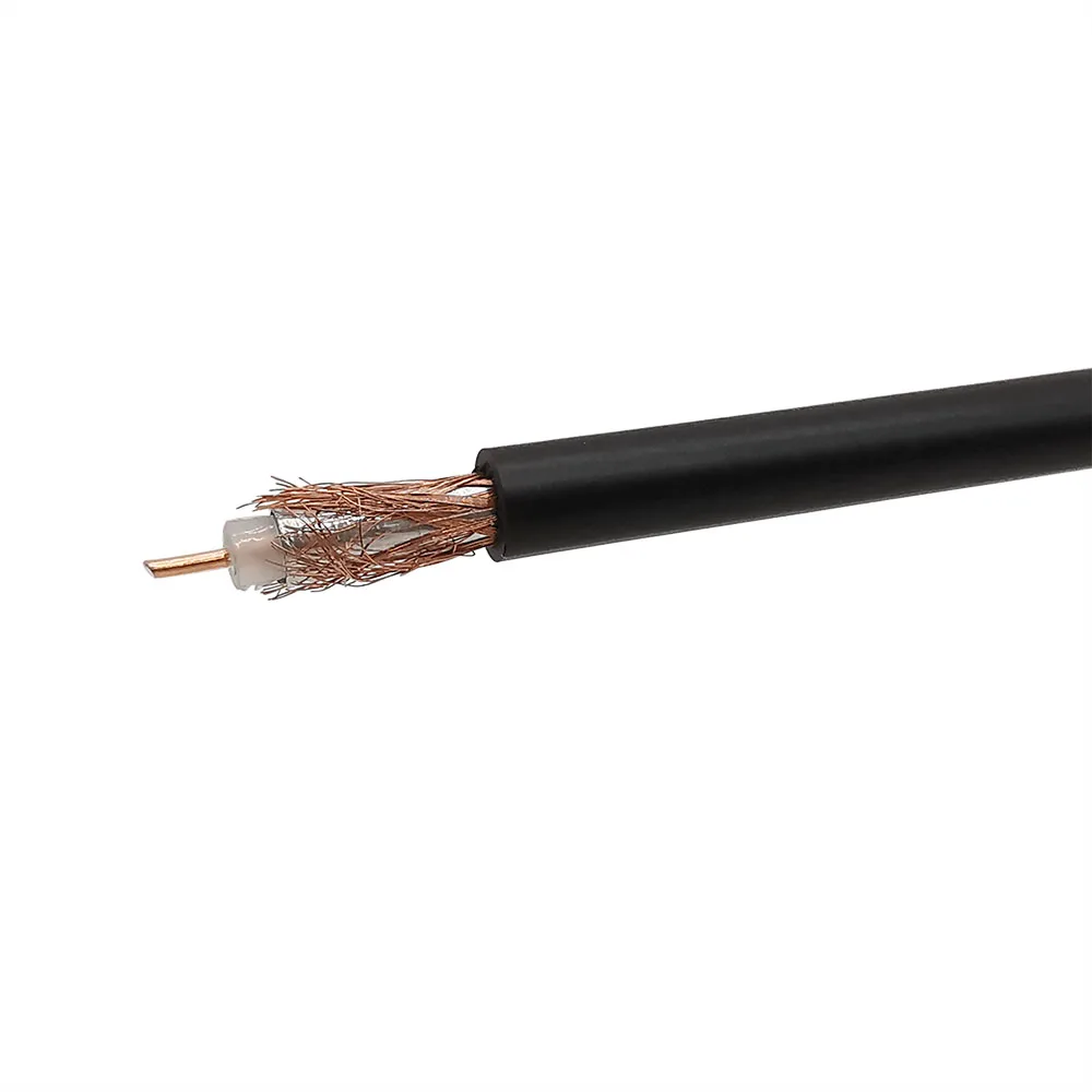 trança, cabo coaxial do RF, RG58U, RG58,