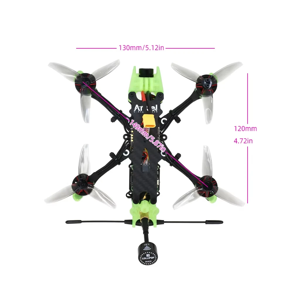 รูปสินค้า โดรน FPV ขนาดกะทัดรัด บินระยะไกล 3 นิ้ว