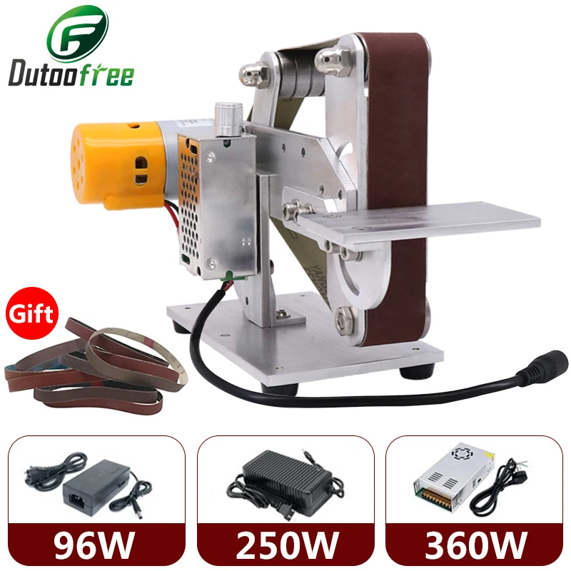 110V/220V Belt Sander Multifunctional Grinder Mini Electric Belt Sander