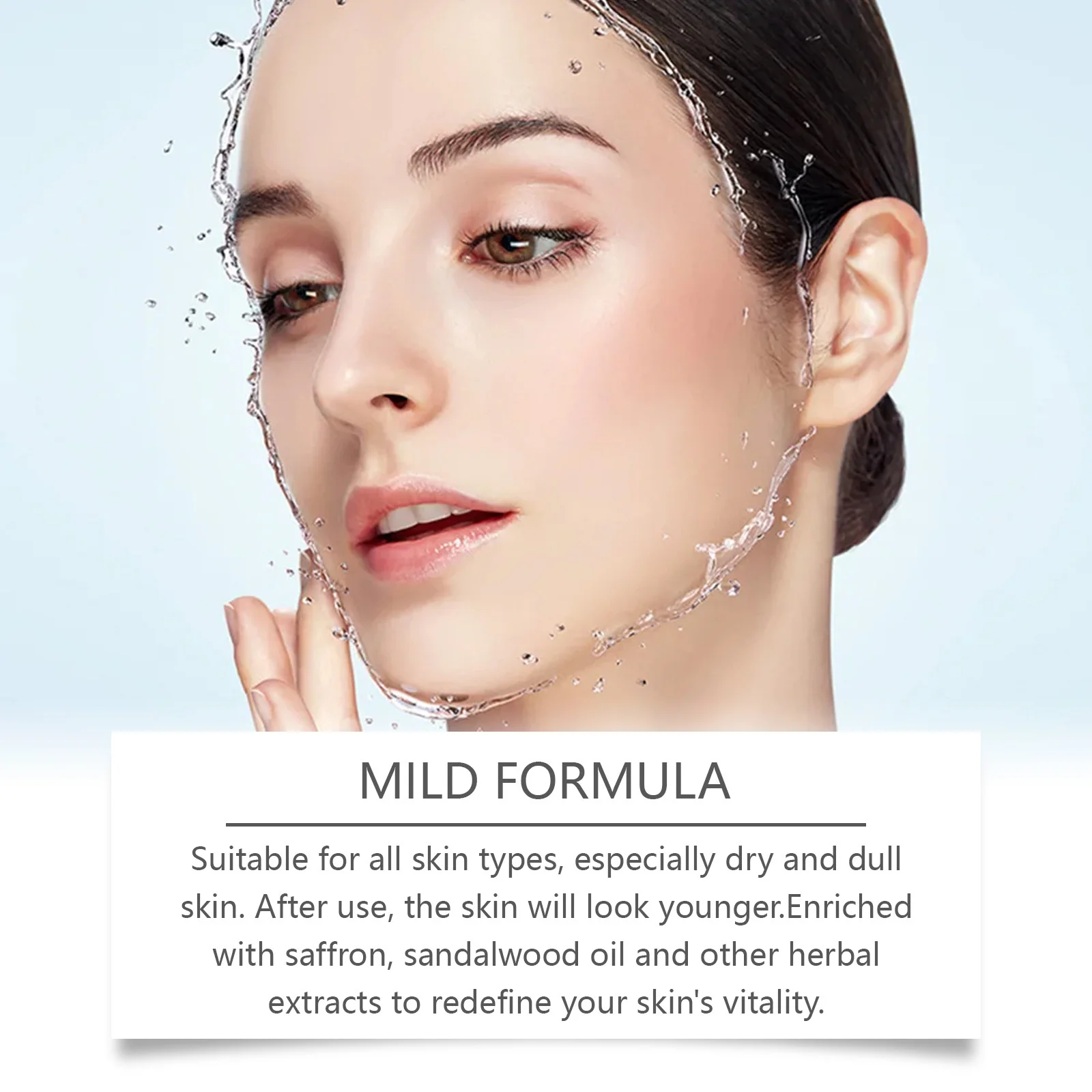 Siero di zafferano Antirughe Lifting Firm Idrata Liscia Ammorbidire Aumentare l'elasticità della pelle Prevenire la secchezza Olio essenziale per il viso - immagine 3