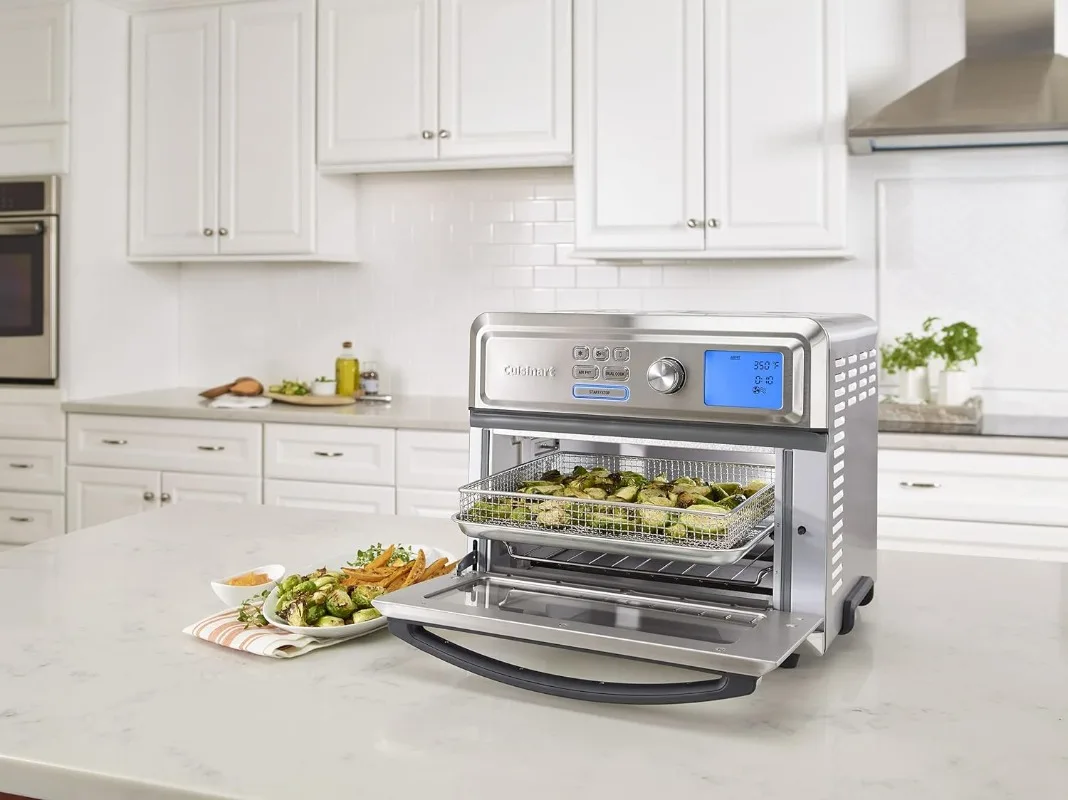 Cuisinart Air Fryer Toaster Oven, Digital Display, Digital 1800 Watt, Adjustable Temperature and Controls, Stainless Steel 5