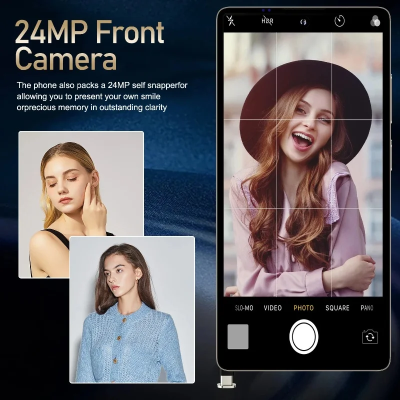 Global Vision S24 Ultra Smartphone 5G Android 5800mAH 8GB RAM 512G ROM 6.8Inch 1920x1080HD 24+48MP MTK10 4G Network Mobile Phone view 2