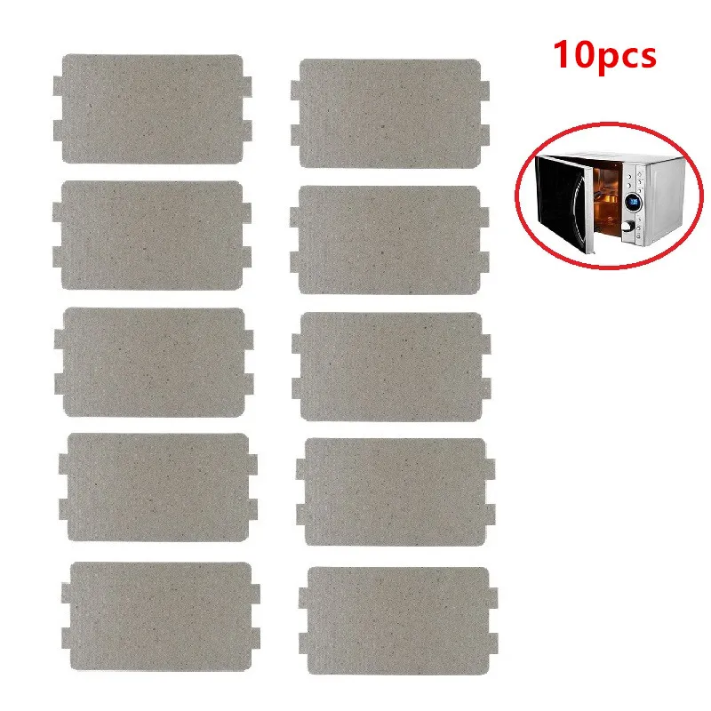 10pcs Mica Plates Sheets Thick Microwave Oven Toaster Mica Plates Sheets for Midea Universal Home Appliances Parts 116*65 mm 10pcs uncut flip metal key blade 22 nsn14 for nissan sunny tiida teana for kd keydiy xhorse vvdi remotes universal no 22
