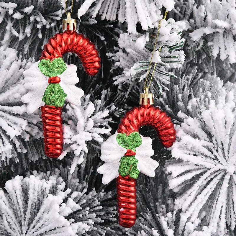 thumbnail image 1 of piezas de adornos para árboles de Navidad, bolas de plástico para Navidad, adornos rojos, pequeños colgantes para árbol, decoración para fiestas de Navidad para el hogar, 1 of 5